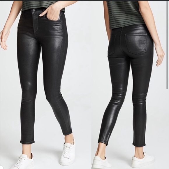 DL1961 Denim - DL1961 Super Skinny Ultra High Rise Waxed Skinny Jeans